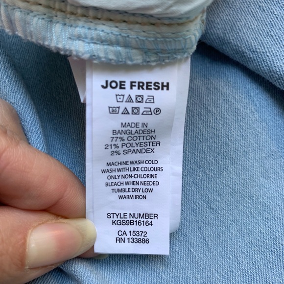 Joe Fresh Acid Wash Jeggings - Kids XL - Picture 6 of 6